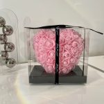 Örök Rózsaszív Díszdobozban - 15 cm - Pink