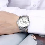 Chenxi Férfi Quartz Karóra Díszdobozban - Ezüst