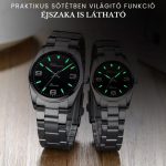 Chenxi Férfi  Quartz Karóra Díszdobozban - Fekete számlappal