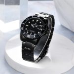 Chenxi Vízálló Férfi Óra Acél Szíjjal díszdobozban - Fekete