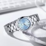 Chenxi Női Elegáns Quartz Karóra Kék számlappal Díszdobozban - Ezüst