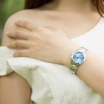 Chenxi Női Elegáns Quartz Karóra Kék számlappal Díszdobozban - Ezüst