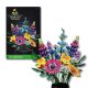Buchet de flori sălbatice uscate – Set de construcție creativ cu 980 piese, pentru decorul casei sau cadou
