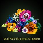 980 darabos Száraz Vadvirág Csokor Építőkészlet Kreatív Növény Dísz Otthonra vagy Ajándékba