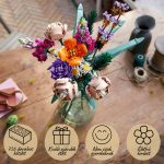 Set de construcție buchet de flori, 756 piese – idee cadou creativ