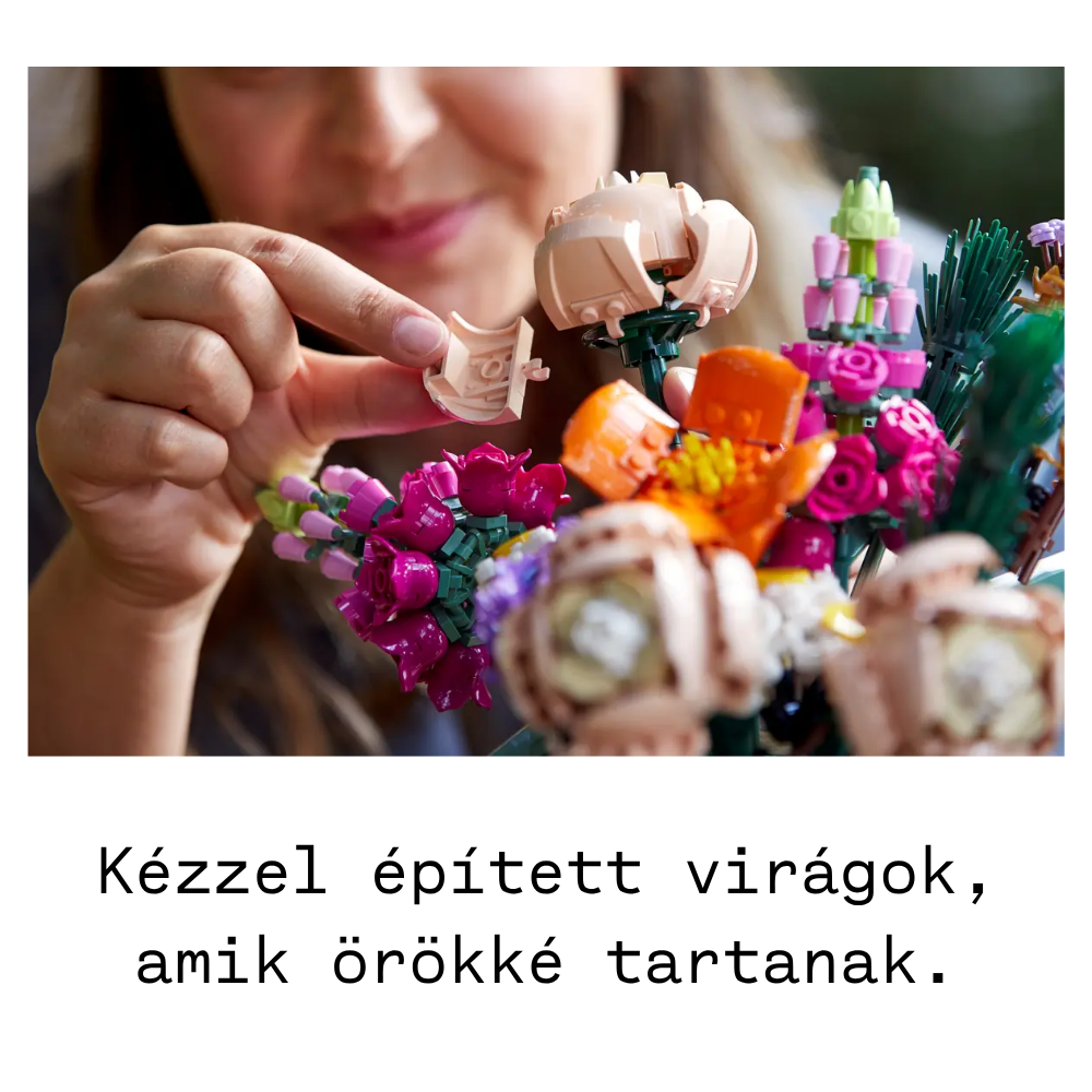 Kézzel épített virágok, amik örökké tartanak.